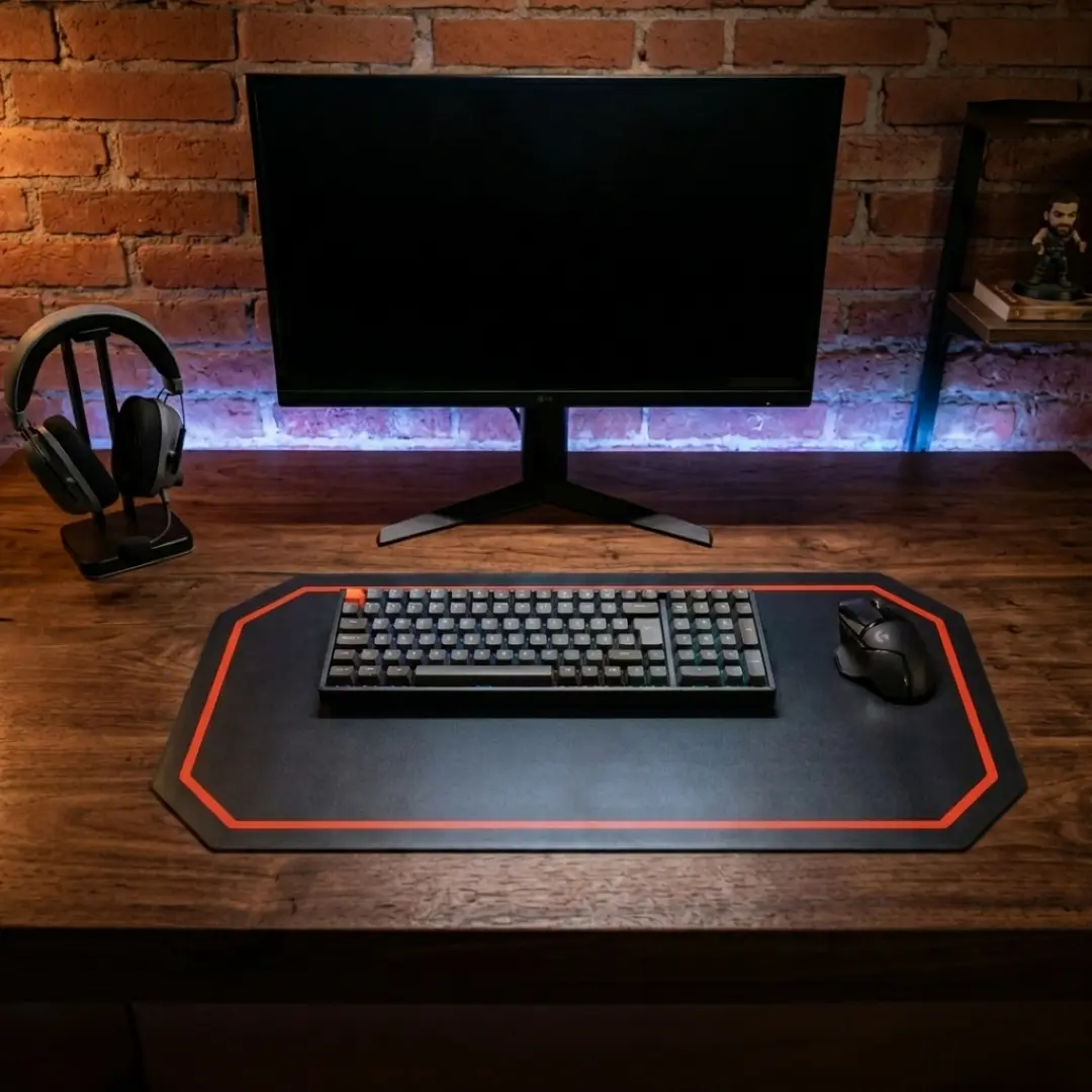 1 - DESK PAD GAMER VERMELHO PRINCIPAL