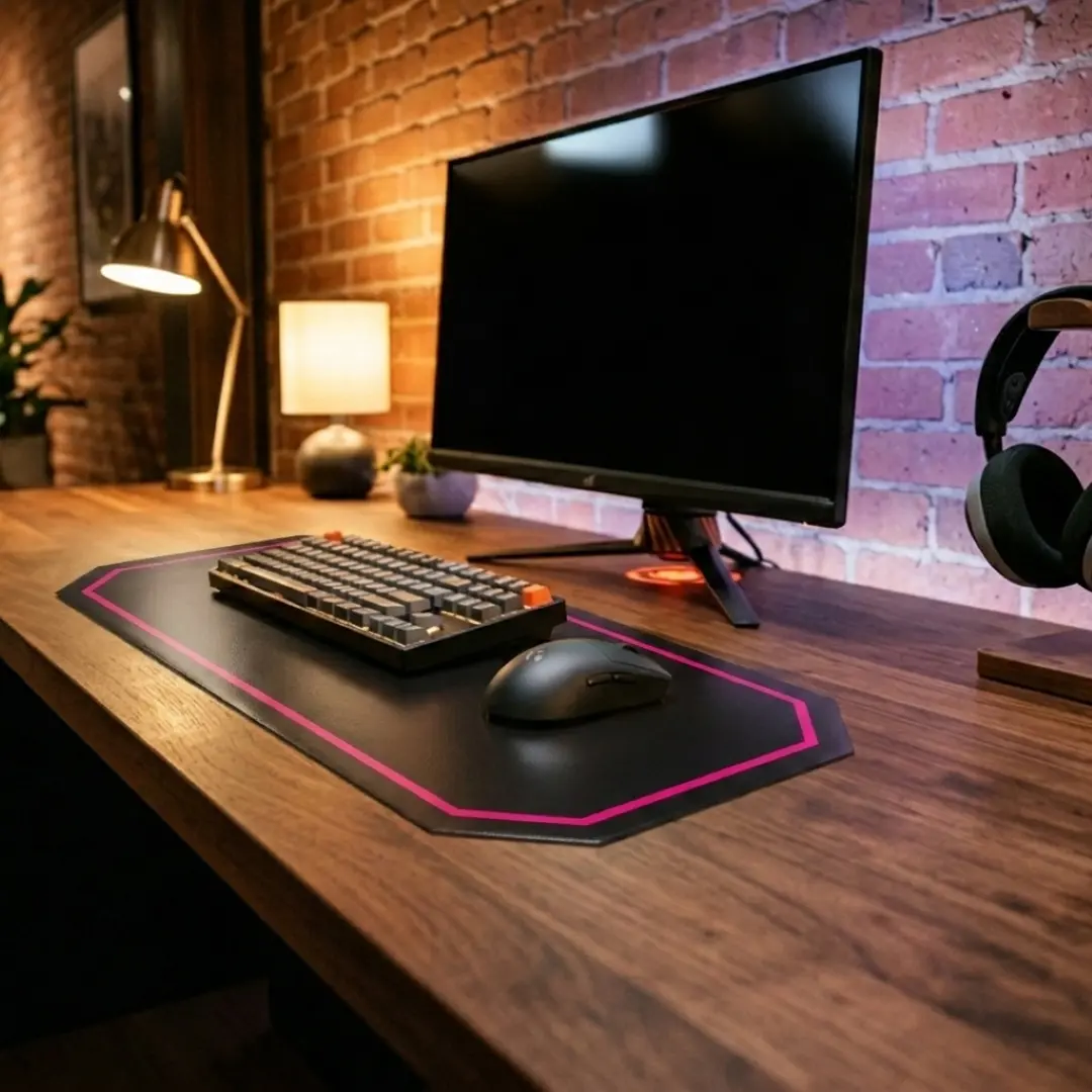 4 - DESK PAD GAMER ROSA SECUNDARIA